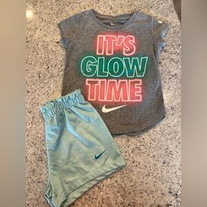 Nike outfit toddler girl 3T matching set